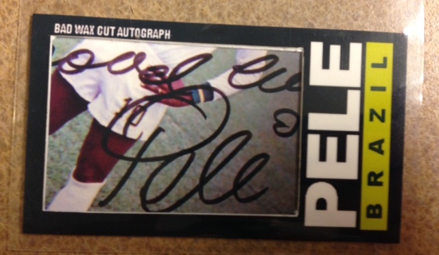 The Mini Cut Autograph Final Product – Pele